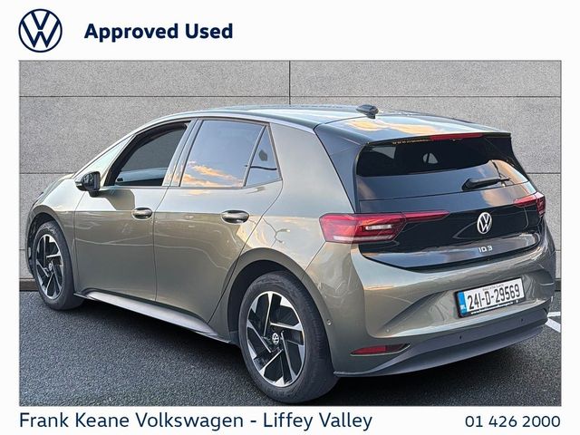 Image for 2024 Volkswagen ID.3 58KWH PRO PLUS *DARK OLIVINE GREEN* *IQ LIGHTS* *CAMERA* *PRIVACY GLASS* *HEATED SEATS* *18" ALLOY WHEELS* *BATTERY CERTIFIED* *PCP FINANCE AVAILABLE*