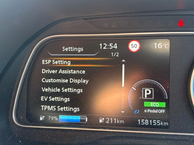 Image for 2020 Nissan Leaf 40k EV SV 40KW 19 4DR Auto