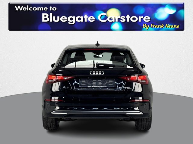 Image for 2024 Audi A3 SPORT 40 TFSI E S-A SPORTBACK **FULL BLACK CLOTH INTERIOR**APPLE CARPLAY**ANDROID AUTO**TOUCHSCREEN INFOTAINMENT SYSTEM**DRIVE MODES**FULLY DIGITAL DASH**USB CHARGING PORTS**REVERSE PARKING SENSORS**