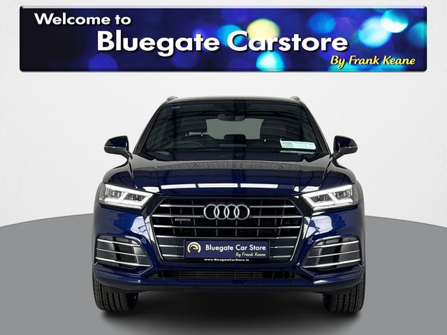 Image for 2020 Audi Q5 2.0 TFSI S LINE COMP 55 367BHP**NEW 21"ALLOYS**BLACK LEATHER INTERIOR**FRONT HEATED ELECTRIC SEATS**PARKING SENSORS**BLUETOOTH**ELECTRIC TAILGATE**KEYLESS START**DRIVE SELECT MODES**FINANCE ARRANGED**