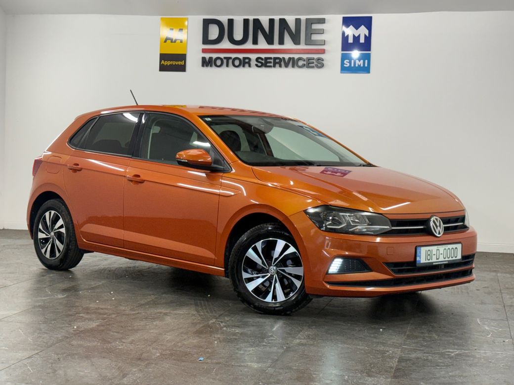 Image for 2018 Volkswagen Polo **COMFORT LINE**AUTOMATIC**DIAMOND CUT ALLOYS**APPLE/ANDROID CARPLAY**2 KEYS**FACTORY TINTED WINDOWS**DIGITAL DUAL ZONE CLIMATE CONTROL**CRUISE CONTROL**IRISH RADIO STATIONS**