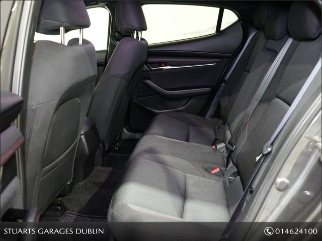 Image for 2022 Mazda Mazda3 2.0P 122PS AUTO HOMURA 5 DOOR*1 LADY OWNER, 1 YEAR WARRANTY, @ MAZDA SOUTH DUBLIN, WIRELESS CHARGER, WIRELESS CARPLAY, KEYLESS, HEADS UP, NAV, TRAFFIC SIGN RECOGNITION, REAR CAMERA, ADAP CRUISE, LA