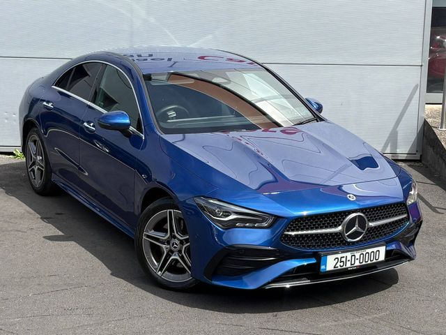 Image for 2025 Mercedes-Benz CLA Class 250e AMG Line Executive Auto, 18" Alloys, Privacy, 1/2 Leather, Heated Seats, Camera, Parking Sensors, Climate, Blind Spot Detection - First Registered in January 2025. Trade in Price €41, 999