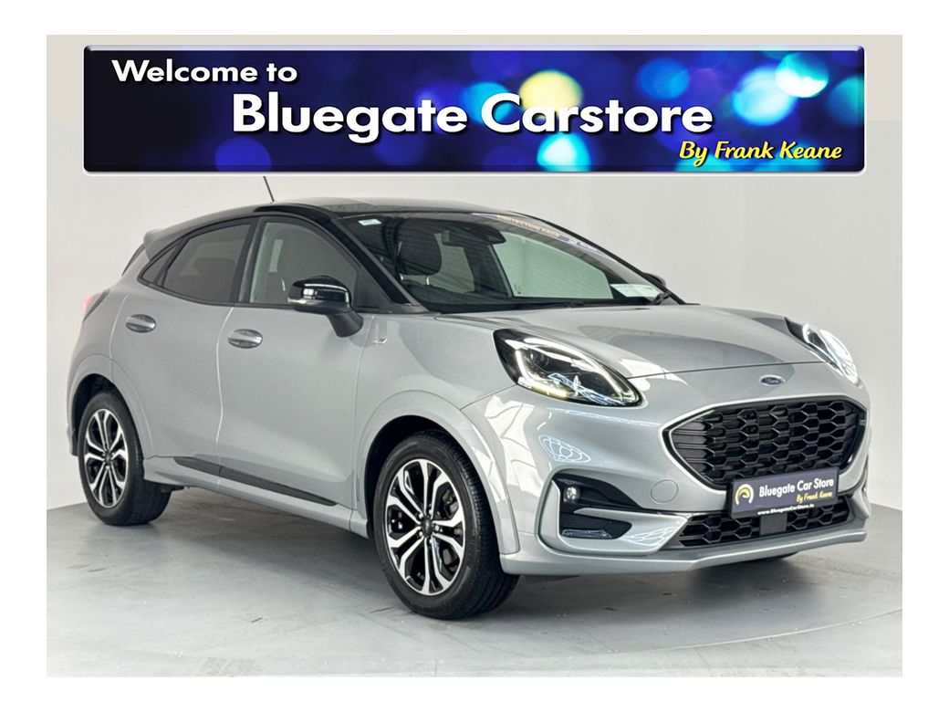 Image for 2022 Ford Puma ST-LINE 5DR 1.0T 125 MHEV**MULTIFUNCTIONAL STEERING WHEEL**DIGITAL DASH**TOUCH SCREEN MEDIA DISPLAY**PARKING SENSORS**NAVIGATION**AIR CONDITIONING**KEYLESS START**BLACK CLOTH INTERIOR**17INCH ALLOYS*