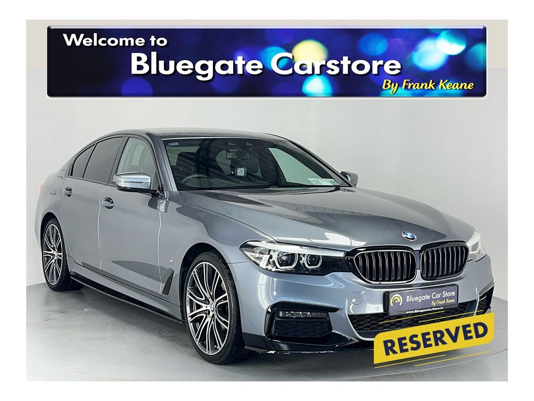 Image for 2018 BMW 5 Series E G30 M SPORT 4DR AUTO** 20"ALLOYS**PERFORMANCE KIT**DIGITAL DASH**MULTIFUNCTIONAL STEERING WHEEL**BLACK LEATHER INTERIOR**FRONT HEATED ELECTRIC SEATS**DRIVE MODES**DUAL CLIMATE CONTROL**