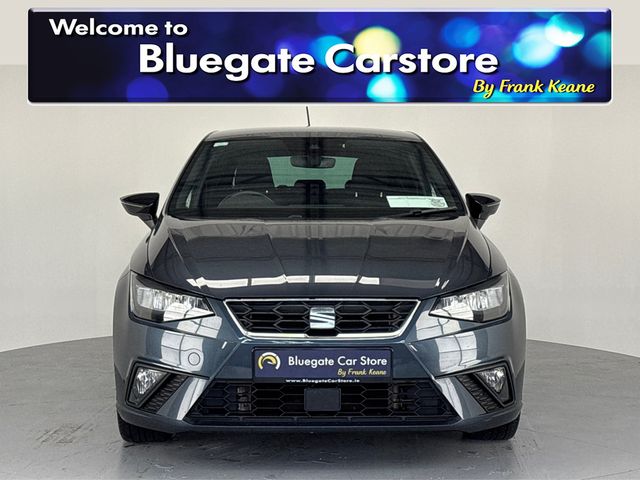 Image for 2022 SEAT Ibiza 1.0 TSI 95BHP FR**MULTIFUNCTIONAL STEERING WHEEL**DUAL CLIMATE CONTROL**DIGITAL MEDIA DISPLAY**APPLE CARPLAY**PARKING SENSORS**BLACK CLOTH INTERIOR**18 INCH ALLOYS**FINANCE AVAILABLE**