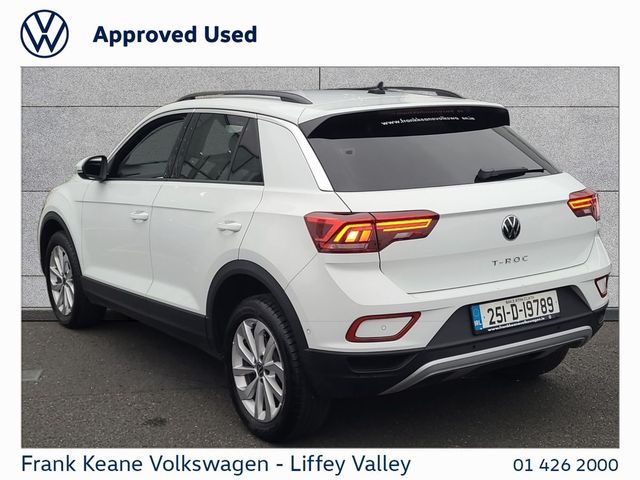 Image for 2025 Volkswagen T-Roc EDITION 75 1.0TSI M6F 116HP *PURE WHITE* *REAR VIEW CAMERA* *CARPLAY* *PRIVACY GLASS* *PCP FINANCE AVAILABLE FROM €252PM*