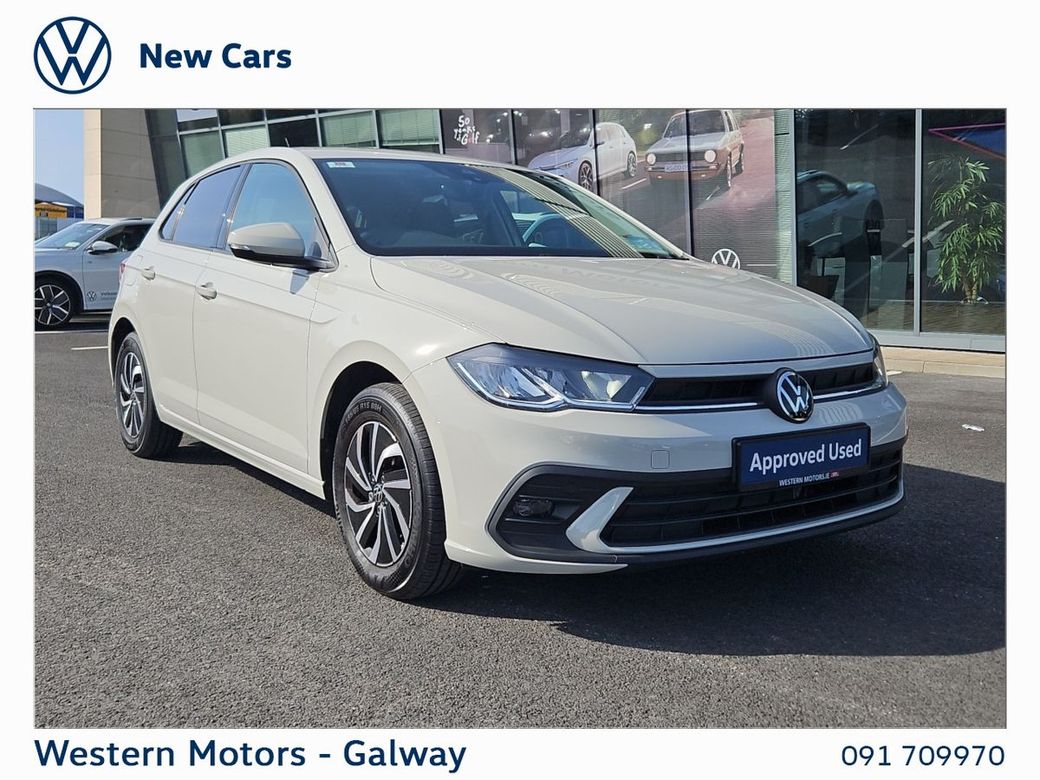 Image for 2024 Volkswagen Polo LIFE 1.0 TSI 95 Bhp, Immaculate Example, Class Colour, 1 Owner, Irish Car, Tiny Kms, Aircon, Alloys, Privacy Glass, App Connect + much more