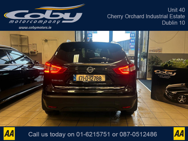 Image for 2017 Nissan Qashqai 1.5 Top Spec SV PREMIUM '17 5DR. NCT, Full Leather, Alloy Wheels, MFSW, Full Electrics, Reverse Cam, Parking Sensors, Cruise Control, Dual Climate Control, Sat Nav, Heated Seats, Luggage Cover and m