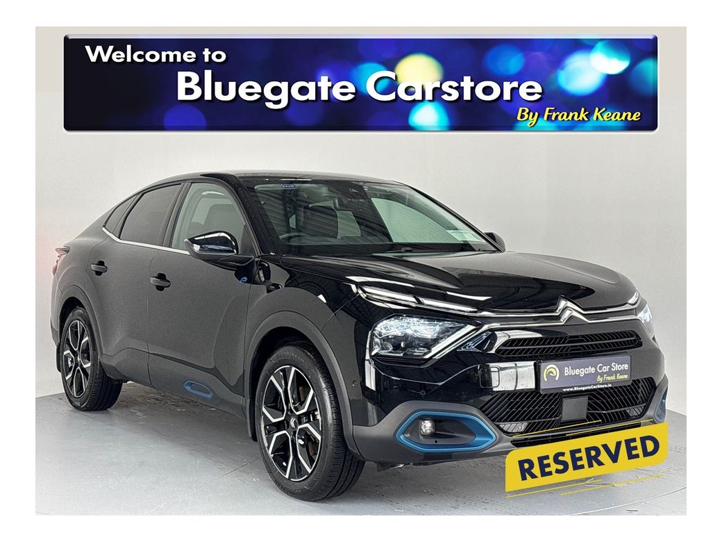 Image for 2023 Citroen e-C4 C4 **BLUETOOTH CONNECTIVITY**REVERSE CAMERA**PARKING SENSORS**HALF LEATHER HEATED SEATS**HEATED STEERING WHEEL**CRUISE CONTROL**DIGITAL DASH**WIRELESS PHONE CHARGER**DRIVE MODES**ISOFIX**
