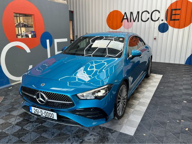 Image for 2025 Mercedes-Benz CLA Class €46950 2025 MERCEDES-BENZ CLA200D AMG LINE 2.0 AUTOMATIC / CRUISE CONTROL / REVERSE CAMERA / ELECTRIC MEMORY & HEATED SEATS / PADDLE SHIFTERS / AMBIENT LIGHTS AND MORE
