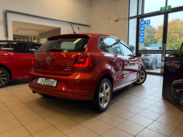 Image for 2017 Volkswagen Polo HIGHLINE 1.0 TSI AUTO 5DR. Half Leather, New NCT done before collection. Alloys, Reverse Cam, Climate Control, Parking Sensors, Cruise Control, Mirror Link, MFSW, Bluetooth, Full Electrics and more