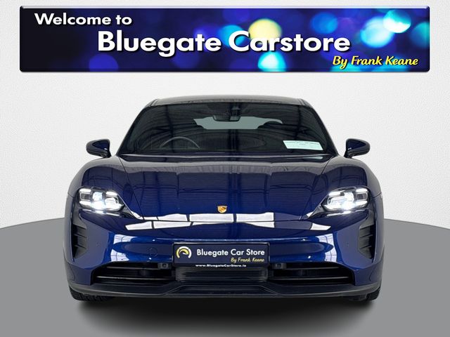 Image for 2023 Porsche Taycan 4X2 WITH £15, 000 ADD ONS**PANORAMIC ROOF**HEATED LEATHER SEATS**21"MISSION E WHEELS**REVERSE CAMERA**APPLE CARPLAY** PERFORMANCE BATTERY PLUS**SURFACE COATED BRAKE CALLIPERS**SPORT DESIGN PACKAGE**