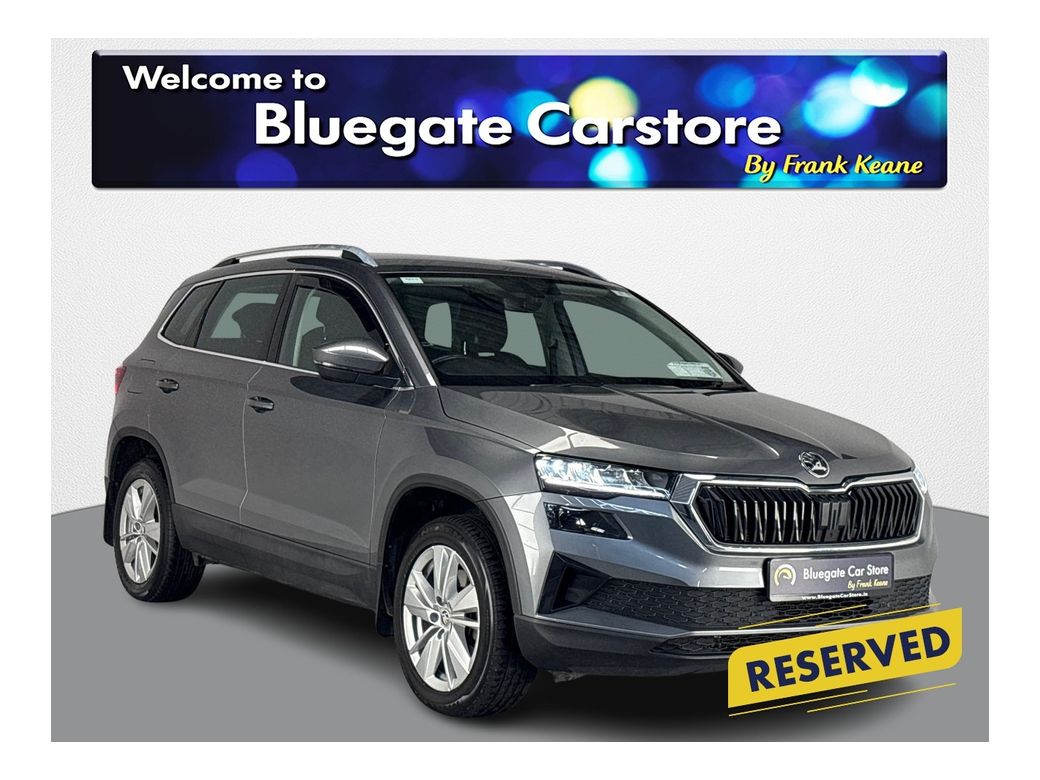Image for 2023 Skoda Karoq AMBITION 2.0 TDI 115HP**MULTFIUCNTIONAL STEERING WHEEL**DIGITAL DASH**TOUCH SCREEN MEDIA DISPLAY**PARKING SENSORS**DUAL CLIMATE CONTROL**BLACK CLOTH INTERIOR**KEYLESS START**FINANCE ARRANGED**