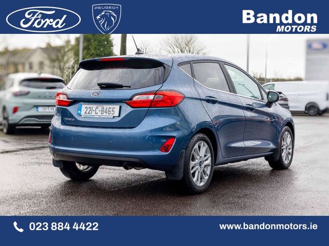 Image for 2022 Ford Fiesta 2022 Ford Fiesta Blue 1.0T EcoBoost 100PS Titanium