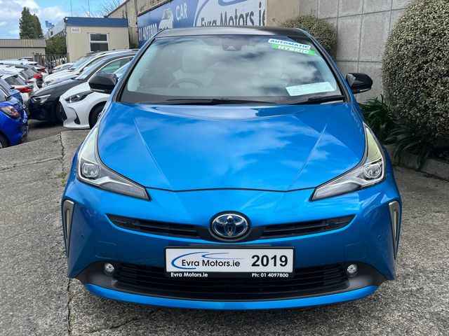 Image for 2019 Toyota Prius TOURING SELECTION AUTOMATIC HYBRID 1.8 PETROL //HIGH SPEC//LOW MILES// FULL LEATHER HEATED SEATS//HEAD UP DISPLAY//KEYLESS ENTRY//ADAPTIVE CRUISE CONTROL//