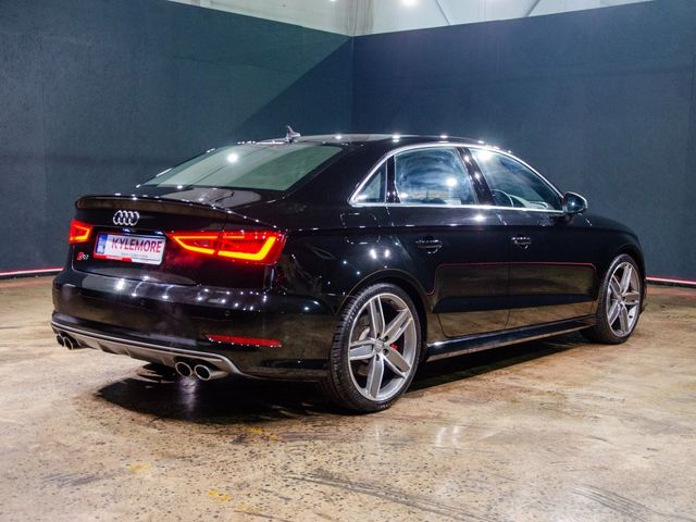 Image for 2016 Audi S3 BLACK HALF LEATHER UPHOLSTERY - FACTORY ALLOY WHEELS - FLAT BOTTOM STEERING WHEEL - REVERSE CAMERA