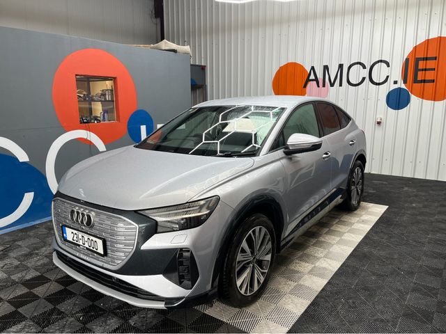 Image for 2023 Audi Q4 e-tron €34950 2023 AUDI Q4 E-TRON SPORTBACK 40 ADVANCED ELECTRIC AUTOMATIC / CRUISE CONTROL / 360° PARKING CAMERA / HEATED FRONT & REAR SEATS / PADDLE SHIFTS / AMBIENT LIGHTS / APPLE CARPLAY