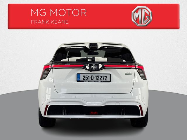 Image for 2025 MG MG4 LR -EXCLUSIVE- 64KWH **UPGRADED 19 INCH BLACK ALLOYS**FRONT HEATED SEATS**HEATED STEERING WHEEL**DRIVE MODES**FULL BLACK INTERIOR**REVERSE CAMERA**€3000 WORTH OF EXTRAS **REVERSE SENSORS**