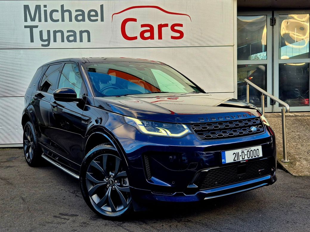 Image for 2021 Land Rover Discovery Sport R-Dynamic P300e Automatic, AWD, Panoramic roof, Black & Beige Leather, Grey 20" Alloys, Reverse Camera, Blind Spot Detection, Side Steps