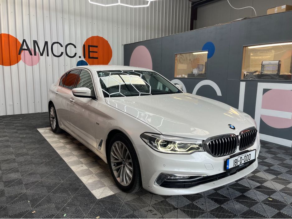 Image for 2018 BMW 5 Series €23950 2018 BMW 523D LUXURY 2.0 AUTOMATIC / CRUISE CONTROL / REVERSE CAMERA / ELECTRIC MEMORY & HEATED SEATS / AMBIENT LIGHTS / HEATED REAR SEATS AND MORE