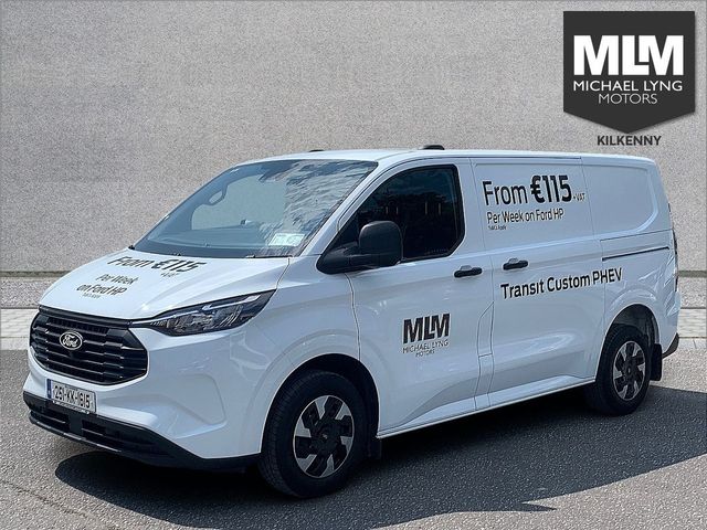 Image for 2025 Ford Transit Custom 320 PHEV SWB (V), Price Ex VAT, *Spare wheel, fixed towbar, Load area protection Kit, Seat Pack k4a*