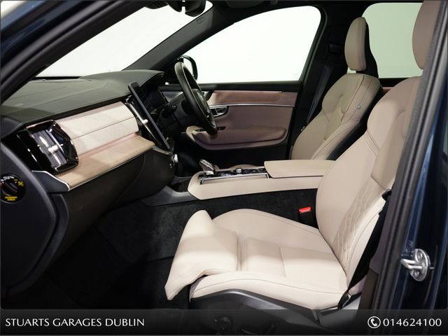 Image for 2025 Volvo XC90 PLUS DARK: DENIM BLUE WITH CARDAMOM LEATHER, PANORAMIC ROOF, HARMAN KARDON, MEMORY SEATS, 360 CAMERA