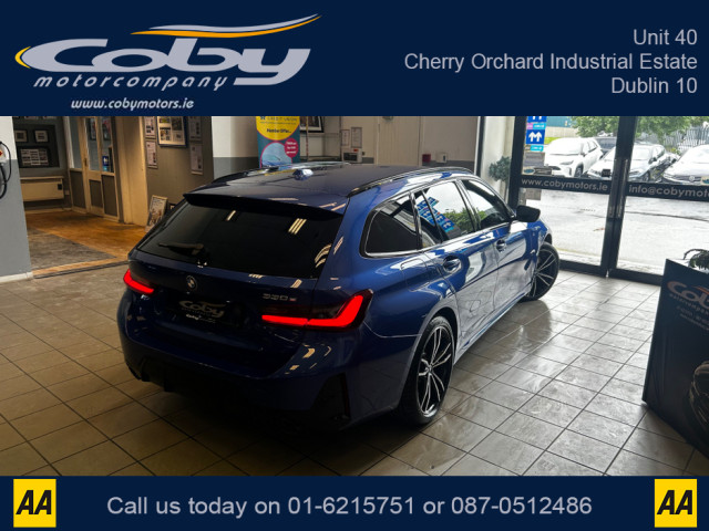 Image for 2024 BMW 3 Series 330E M SPORT AUTO PRO PACK. Stunning Car with 13k, FSH, 2 Keys, Massive Spec in Portimao Blue with Black Interior. Sat Nav, Apple Car Play, Heated Seats, MFSW, Dual Climate, Bluetooth and more