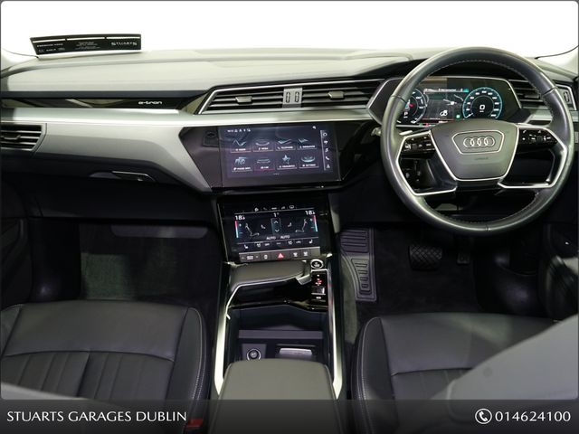 Image for 2023 Audi Q8 e-tron Q8 50 E-TRON QUATTRO SPORT 89KW BATTERY, MYTHOS BLACK WITH VALCONA LEATHER 21” DIAMOND CUT ALLOYS, MEMORY HEATED SEATS, ANDROID AUTO, CAMERA