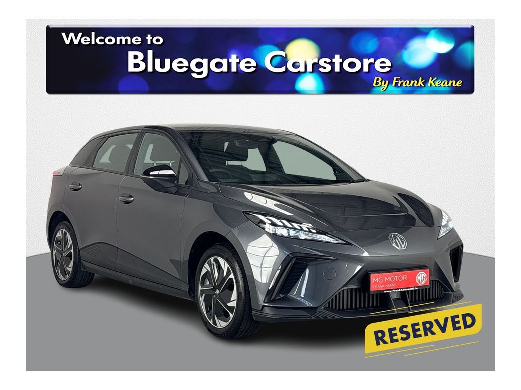 Image for 2023 MG MG4 LR EXCITE EV 203PS 5DR AUTO **FULL BLACK CLOTH INTERIOR**APPLE CARPLAY**ANDROID AUTO**TOUCHSCREEN INFOTAINMENT SYSTEM**DIGITAL DASHBOARD**LANE ASSIST**ISOFIX**17 INCH ALLOY WHEELS**AUTOHOLD**