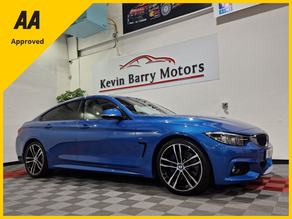 Image for 2019 BMW 4 Series 420I GRAN COUPE M SPORT (PLUS PACK) AUTOMATIC **ORIGINAL IRISH CAR / 19" ALLOYS / CRUISE CONTROL / ELECTRIC BOOTLID / FULL OYSTER LEATHER / HARMAN KARDON PREMIUM SOUND / HEATED FRONT SEATS / SAT NAV**