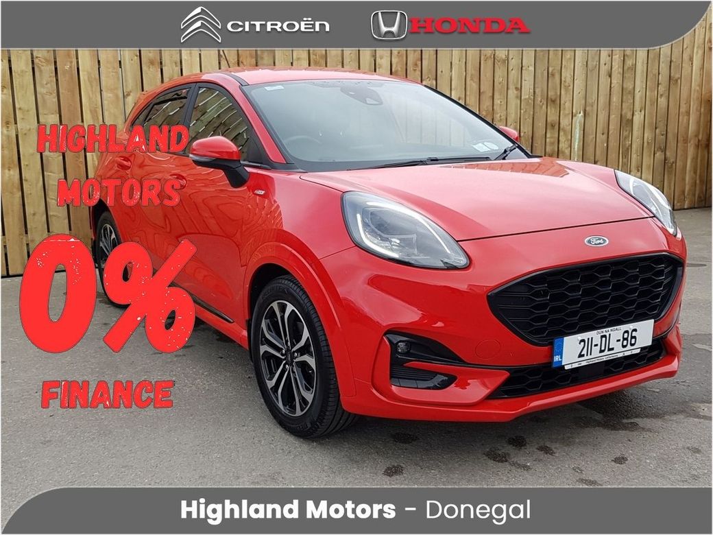 Image for 2021 Ford Puma 1.0T EcoBoost MHEV 125PS ST-Line ** LOW KMS ** FROM €69 PER WEEK **