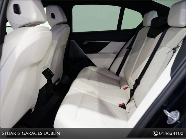 Image for 2025 BMW i5 **TECH PACK, 20” ALLOYS** , 570KM CLAIMED RANGE, CARBON BLACK METALLIC, IVORY VEGANZA INTERIOR WITH DARK ASH WOOD