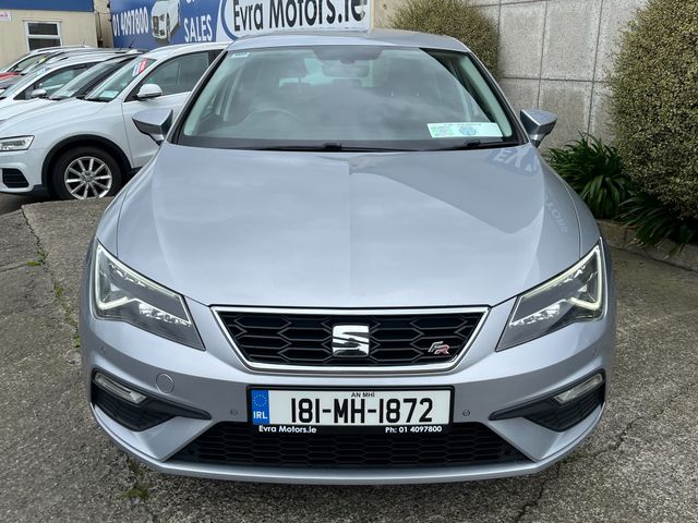 Image for 2018 SEAT Leon FR 2.0 DIESEL 184BHP //HIGH SPEC//HALF LEATHER SEATS//FULL ELECTRIC DRIVERS SEAT//UPGRADED SOUND SYSTEM//SAT NAV//