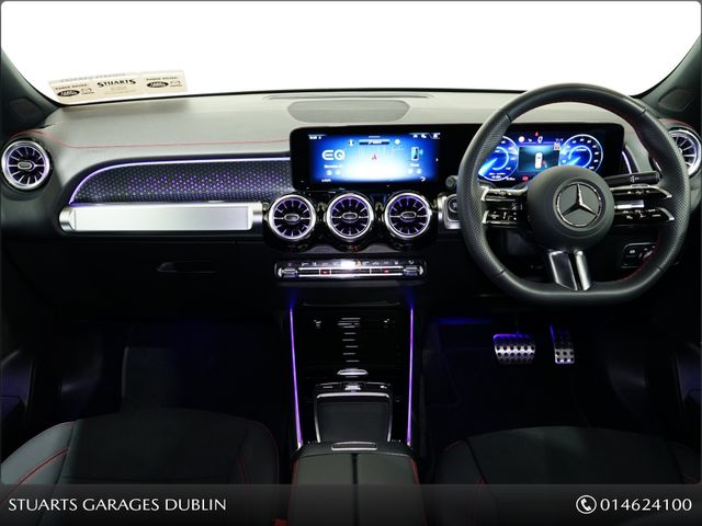 Image for 2025 Mercedes-Benz EQB 250+ AMG LINE EXECUTIVE: OBSIDIAN BLACK WITH LEATHER AND ALCANTARA INTERIOR: 19” DIAMOND CUT ALLOYS, HEATED SEATS, REVERSING CAMERA, POWERED BOOT