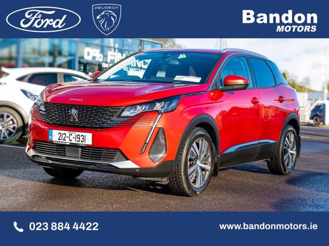 Image for 2021 Peugeot 3008 2021 Peugeot Red 1.2 PureTech 130bhp Allure