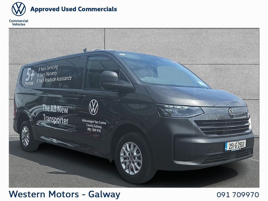 Image for 2025 Volkswagen Transporter Trendline, 150HP, LWB, LED Headlights, Cruise Control, Keyless Start, Lane Assist and much more.