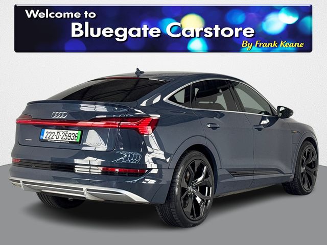 Image for 2022 Audi e-tron S LINE 55 QUATTRO SPORTBACK**NEW 22'' BLACK ALLOYS**HEATED LEATHER SEATS**TOUCH SCREEN MEDIA DISPLAY**APPLECARPLAY**REVERSE CAMERA**DRIVE SELECT MODES**ELECTRIC TAILGATE**FINANCE ARRANGED**