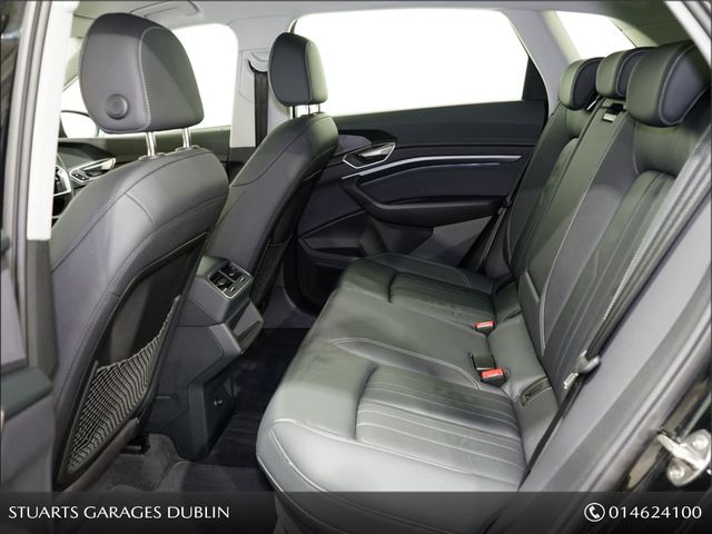 Image for 2023 Audi Q8 e-tron Q8 50 E-TRON QUATTRO SPORT: MYTHOS BLACK WITH VALCONA LEATHER, 21” DIAMOND CUT ALLOYS, FULL ELECTRIC SEATS WITH MEMORY, HEATED FRONT SEATS