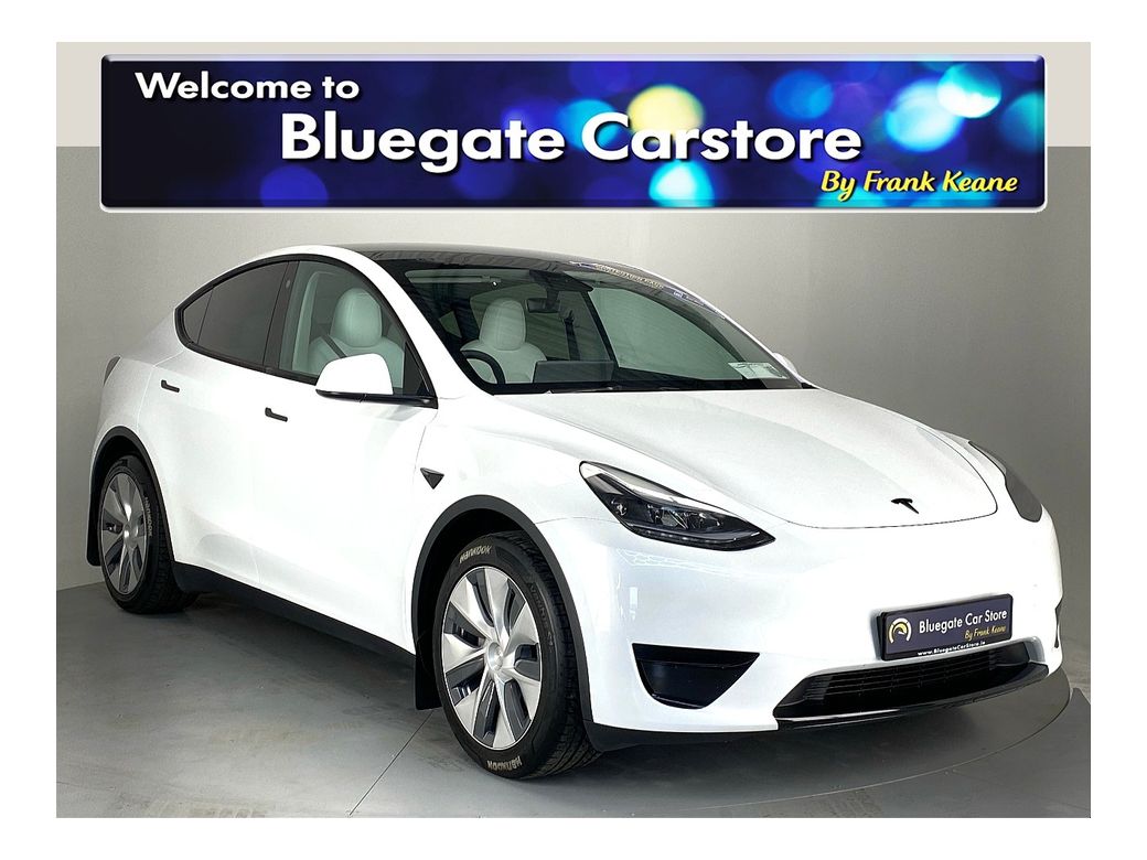 Image for 2023 Tesla Model Y RWD**White Leather Interior**Touchscreen Media**Electric Seats**Heated Steering Wheel**Heated Seats Front & Rear**Reverse Camera**Arcade Games Mode**Multifunctional Steering Wheel**Light Show Mode**