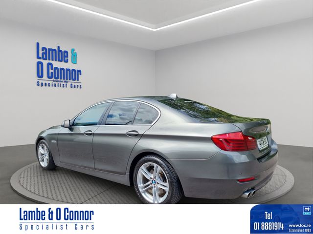 Image for 2014 BMW 5 Series 520D SE AUTO * GREY MET / BLACK LEATHER * SAT NAV * SERVICE HISTORY * BEST VALUE * 