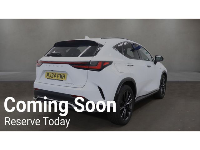 Image for 2024 Lexus NX 450H+ 2.5 F-SPORT (PREMIUM PLUS PACK) PHEV 4WD AUTOMATIC **HUGE SPEC / ACTIVE RADAR CRUISE CONTROL / ELECTRIC SUNROOF / HEATED & COOLING FRONT SEATS / TWO TONE LEATHER / 360 DEGREE PARKING CAMERA**