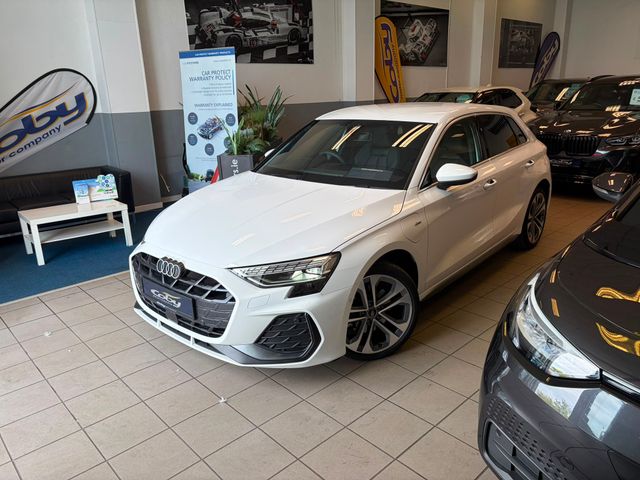 Image for 2025 Audi A3 1.5 Sportsback Black Edition S-Line 204PS Stronic Hybrid 130km Charge Auto 5DR. Full Leather, New NCT, Alexa, Park Assist, Heated Seats, Parking Sensors, Mirror Link, Alloy Wheels, USBC and much more.