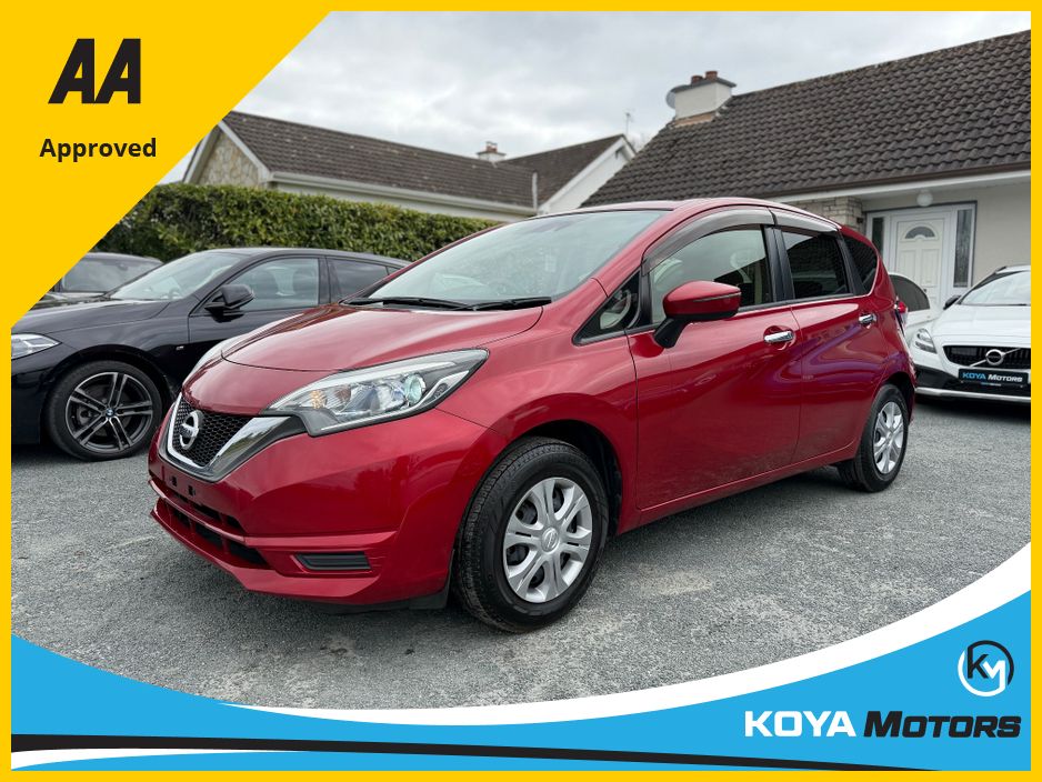 Image for 2017 Nissan Note 1.2 X PETROL CVT AUTOMATIC // PALATIAL RUBY PEARL // LANE ASSIST // PRIVACY PACK // TWO TONE INTERIOR // REVERSING CAMERA // AA DEALER APPROVED 2026 