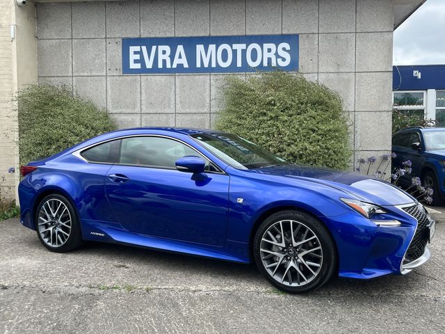 Image for 2016 Lexus RC 300h F SPORT AUTOMATIC HYBRID 2.5 PETROL //HIGH SPEC//LOW MILES//FULL RED LEATHER HEATED/COOLED ELECTRIC SEATS//REVERSE CAMERA//SUNROOF//HEATED STEERING WHEEL//KEYLESS ENTRY//ADAPTIVE CRUISE CONTROL//