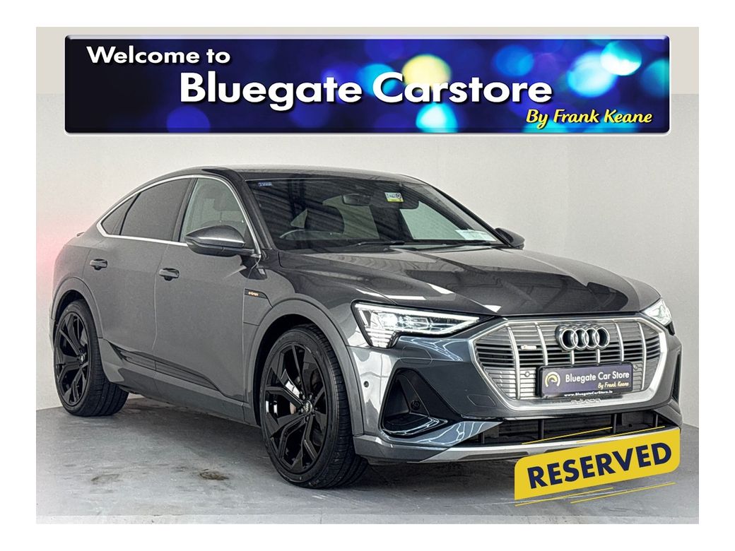 Image for 2022 Audi e-tron S LINE 55 QUATTRO**NEW 22" BLACK ALLOYS**HEATED LEATHER**DIGITAL DASH**TOUCHSCREEN MEDIA**APPLE CAR PLAY**DUAL CLIMATE**DRIVE MODES**MULTIFUNCTIONAL STEERING WHEEL**CRUISE CONTROL**REVERSE CAMERA**