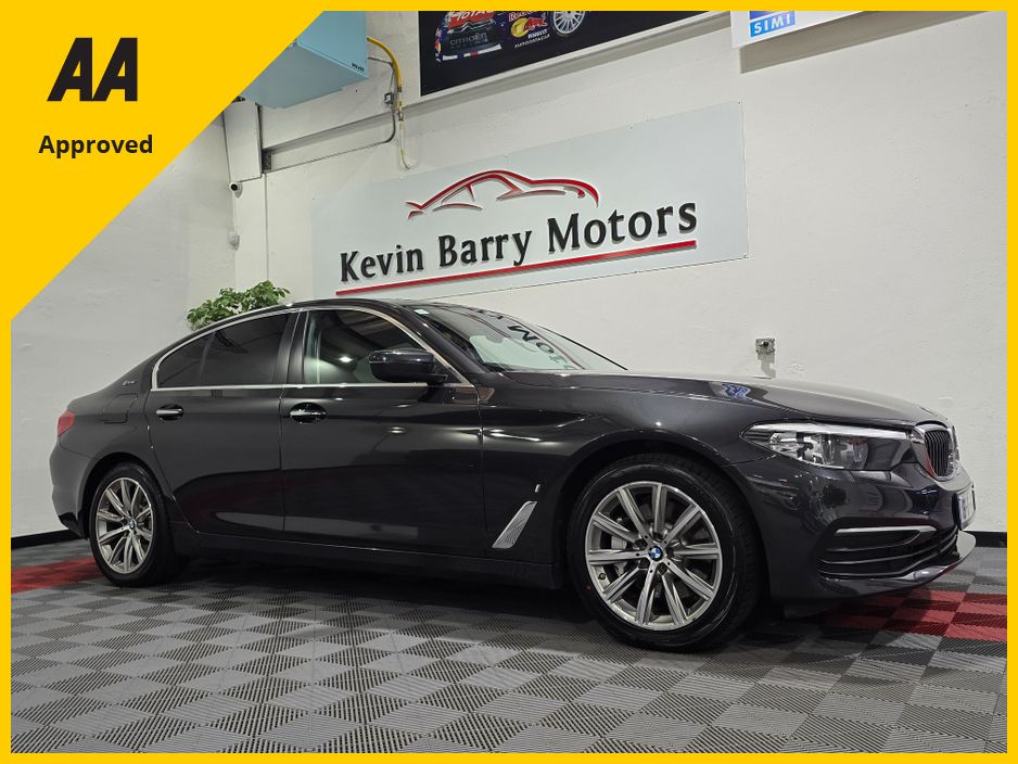 Image for 2018 BMW 5 Series 530E SE (PLUG IN HYBRID) AUTOMATIC **HIGH SPEC / LOW MILEAGE / 18" UPGRADED ALLOYS / CRUISE CONTROL / F&R PARKING ASSIST / FULL BLACK LEATHER / HEATED FRONT SEATS / REAR TINTED GLASS / SAT NAV**