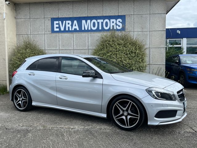 Image for 2015 Mercedes-Benz A Class AMG NIGHT EDITION AUTOMATIC 1.6 PETROL //HIGH SPEC//LOW MILES//HALF LEATHER HEATED SEATS//ADAPTIVE CRUISE CONTROL//KEYLESS ENTRY//REVERSE CAMERA//