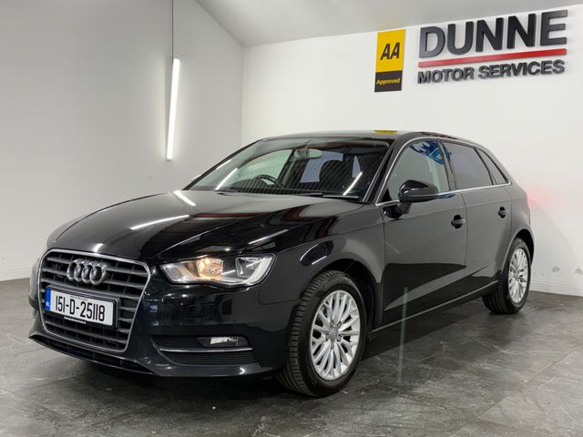 Image for 2015 Audi A3 **MULTI SERVICE HISTORY **2 KEYS **POP UP RADIO **REVERSING SENSORS **ADAPTIVE CRUISE CONTROL **AUTO START STOP **SAT NAV **TELEPHONE **POWER FOLD MIRRORS **HALF LEATHER HALF FABRIC SEATS **VOICE CONT