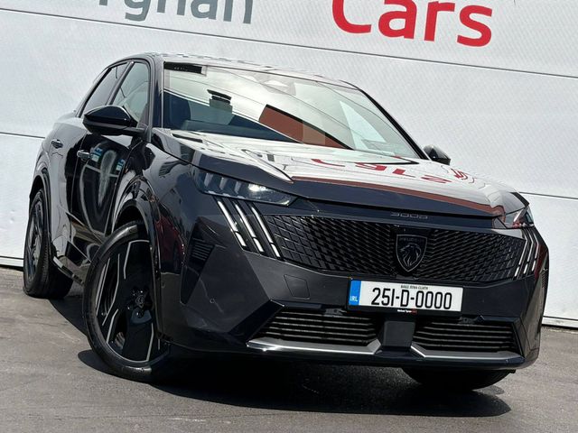 Image for 2025 Peugeot 3008 GT Line 73kwh Auto (210bhp) Tinted Glass, 20" Alloys, Camera, CarPlay, 1/2 Leather - First Registered March 2025 - Trade in Price €32, 888